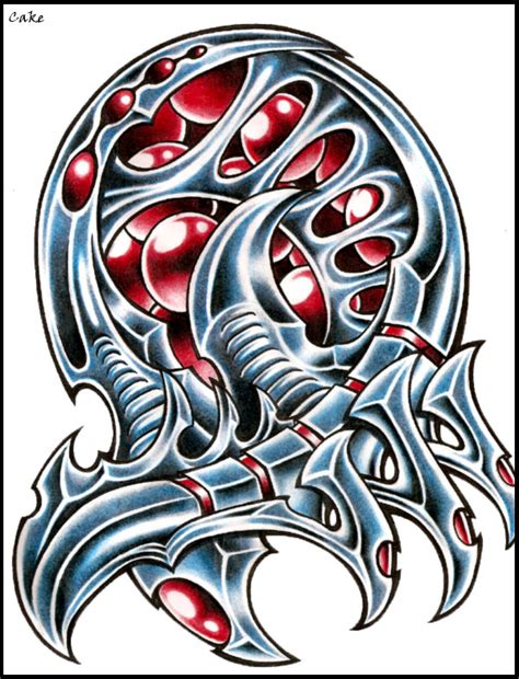 Biomechanical Tattoo Design by CakeKaiser on DeviantArt