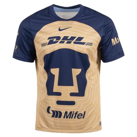 Nike Pumas Unam 2223 Away Jsy Gold