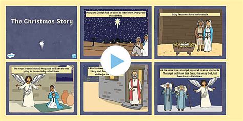 The Christmas Story Powerpoint Nativity Story Twinkl