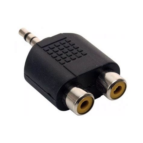 Adaptador de 2 Jack RCA a Plug 3 5 Estéreo MEGATRONICA