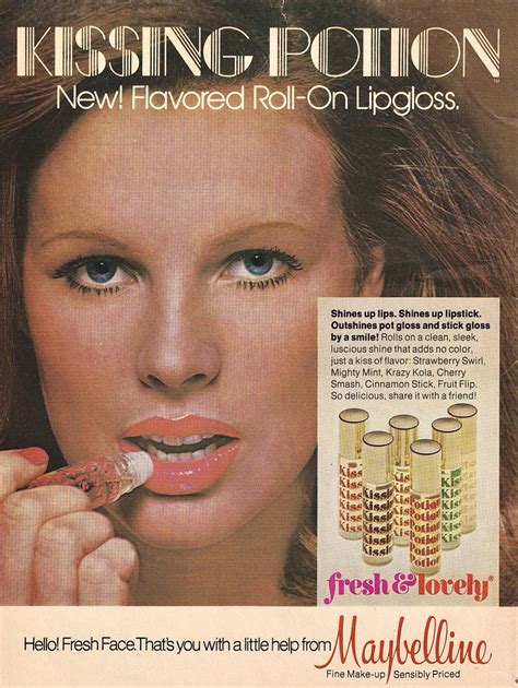 RetroNewsNow On Twitter 1975 Retro Ad Maybellines Kissing Potion