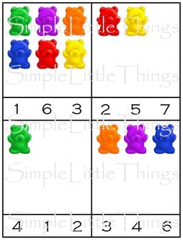 Counting Bears Activities by Simple Little Things | TpT