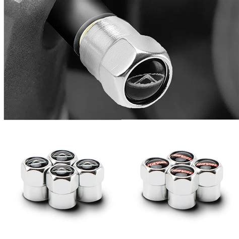 4pcs New Metal Wheel Tire Valve Caps For BMW VW Opel Fiat Mazda Ford