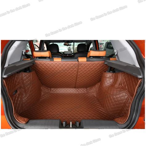 Lsrtw Fiber Leather Car Trunk Mat For Chery Tiigo X