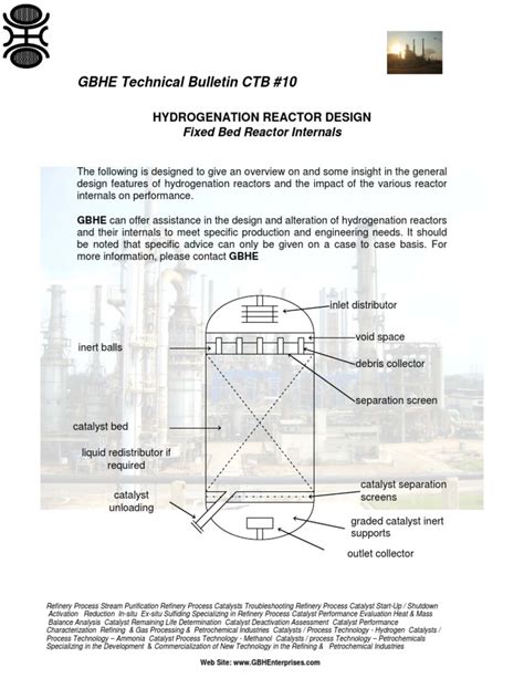 Hydrogenation Reactor Design | PDF | Chemical Reactor | Catalysis