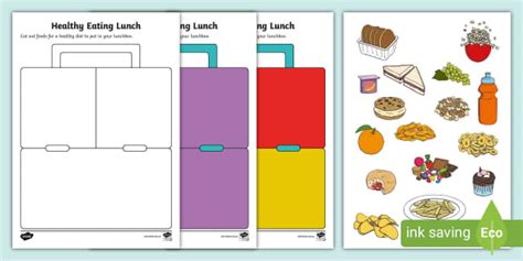 Healthy Eating Lunch Activity (teacher made) - Twinkl