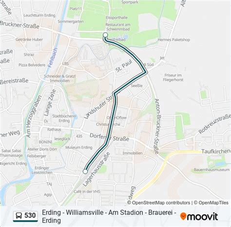 530 Route Schedules Stops Maps Erding Am Stadion P R Platz