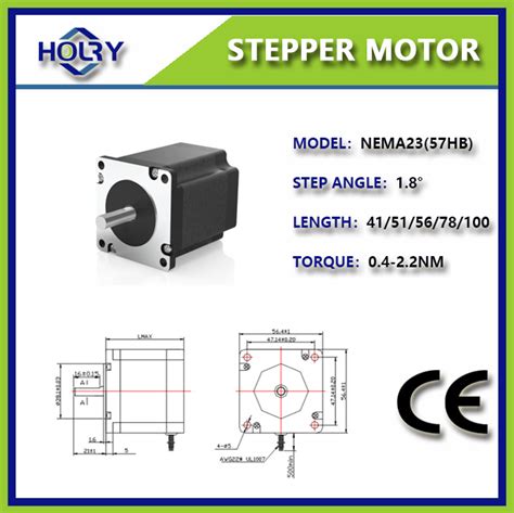 Phase Degree Nema Mm Hybrid Stepper Motor For D Printer