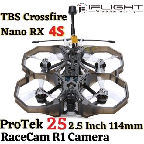 IFlight Protek25 2 5 Inch 114mm 4S CineWhoop With RaceCam R1 Camera BNF