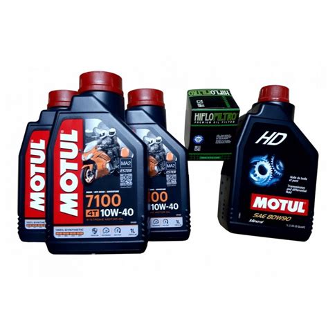 Olej Motul 7100 Filtr Oleju Motul Hd 80w90 Zestaw