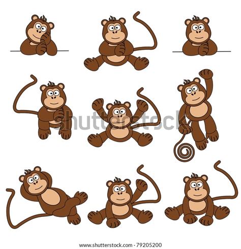 Cheeky Monkey Stock Illustration 79205200