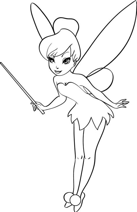 Free Printable Tinkerbell Coloring Pages For Kids