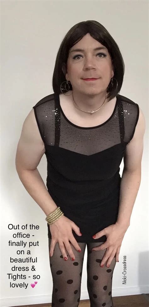 Nicki Crossdress Sexy Dress And Tights Nude Pics XHamster