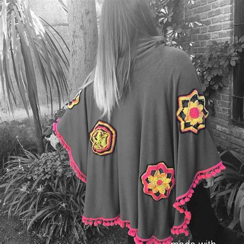 Poncho Mandala Poncho Lana Poncho Lana