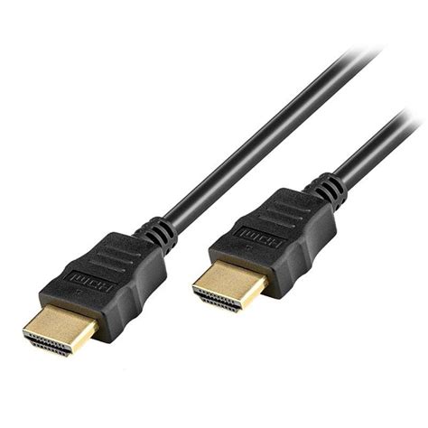 Cablu Hdmi Tata Tata 4k Ethernet Aurit 5 Metri Negru Emagro