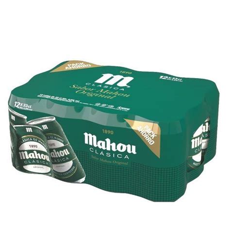 Pack 12 Cervezas Mahou Clasica 330cc Bienvenido A Elbrindis Cl