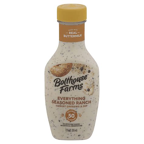 Bolthouse Farms Dressing & Dip, Yogurt, Everything Seasoned Ranch 12 fl ...