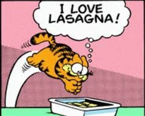 Garfield Love Lasagna Easy Meat Lasagna Lasagna Garfield Quotes