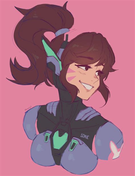 Dva new ovw2 look I drew!🐰 : Overwatch