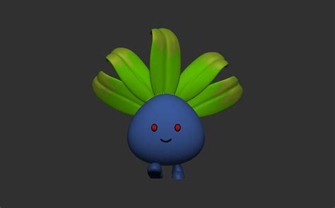 Archivo STL Pokemon Oddish Plan De Impresora 3D Para DescargarCults