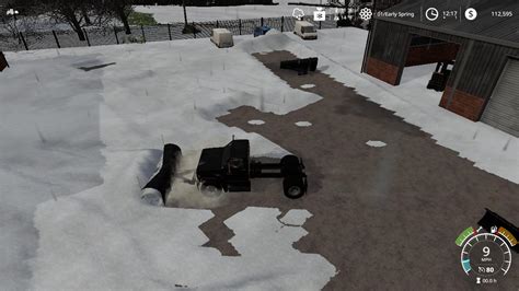 Chevy C70 Snow Plow Truck V10 Fs19 Mod