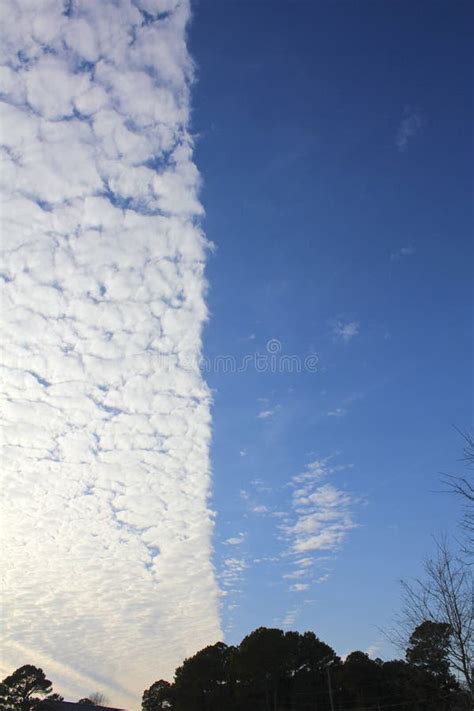 Cold Front Clouds Background Panorama. Stock Image - Image of southern ...