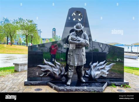 Toronto Fallen Firefighter Memorial A Piece Of Art Or Sculpture In The