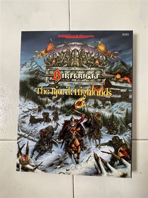 Very Rare Dungeon Dragon Ad D Birthright Campaign Expansion The