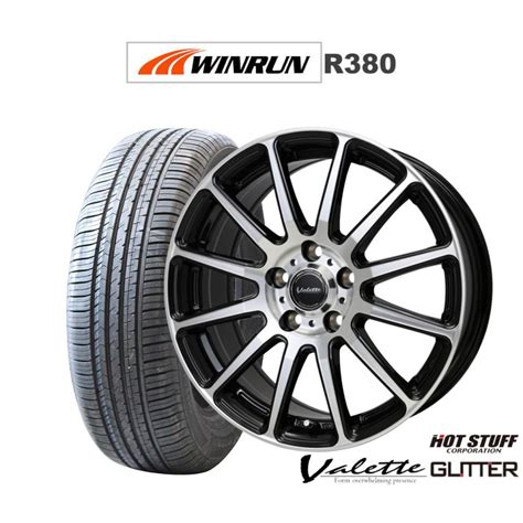 HOT STUFF サマータイヤ ホイール 本セット ホットスタッフ ヴァレット グリッター WINRUN ウインラン R R カーポートマルゼン 通販