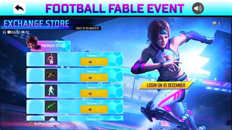 FOOTBALL FABLE FREE REWARDS HALL OF ELITE EVENT DECEMBER FREE FIRE