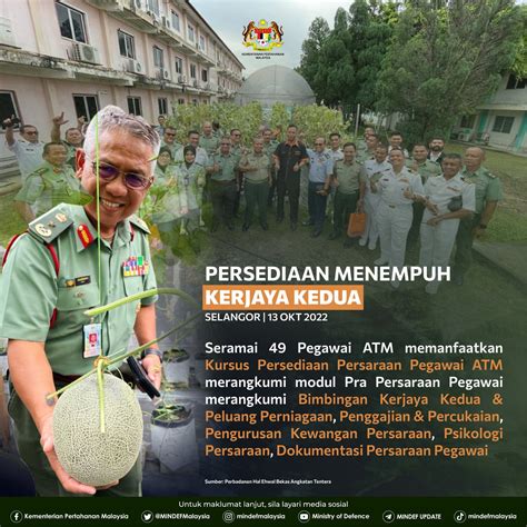 MINDEF Malaysia On Twitter PERSEDIAAN MENEMPUH KERJAYA KEDUA Seramai