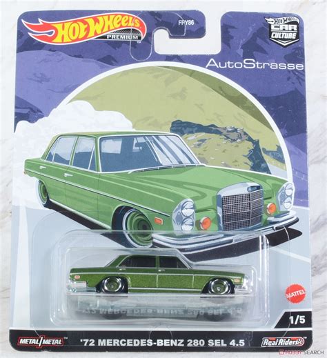 Hot Wheels Car Culture Auto Strasse 72 Mercedes Benz 280 SEL 4 5