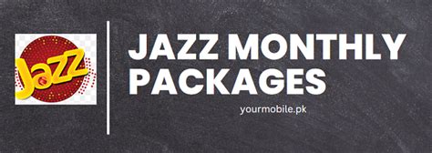 Jazz Monthly Package Subscription Codes And Details