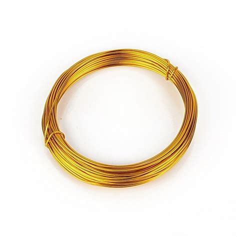 Sarma de modelaj aluminiu, grosime 1mm, colac 10m - portocaliu