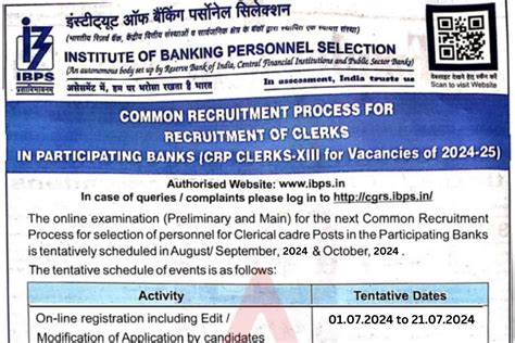 Ibps Clerk Notification Recruitment Application Form Apply Online