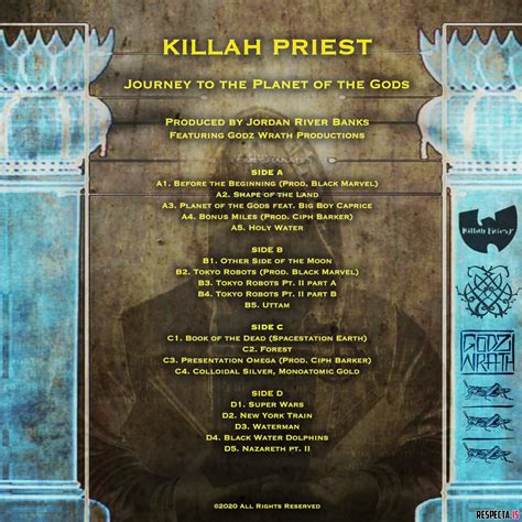 Killah Priest & Jordan River Banks - Journey to the Planet of the Gods » Respecta - The Ultimate ...