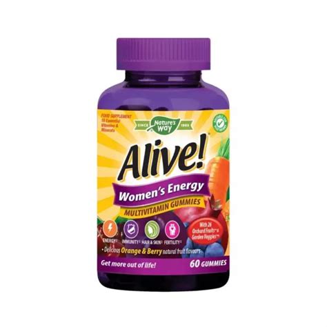 NATURE S WAY ALIVE Women S Energy Multivitamin 60 Gummies Pack Of