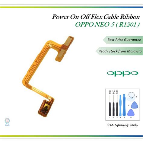 Power On Off Button Flex Cable Ribbon For OPPO NEO 5 R1201 With