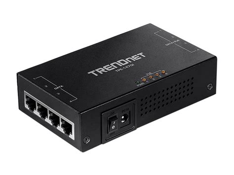 Trendnet W Port Gigabit Poe Injector Tpe Gi X Gigabit Ports