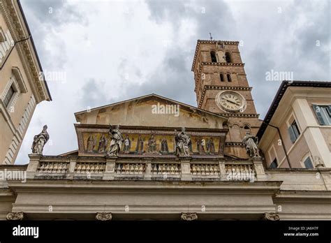 The Basilica Of Our Lady In Trastevere Basilica Di Santa Maria In