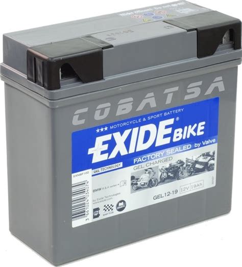 Motobatéria Exide GEL12 19