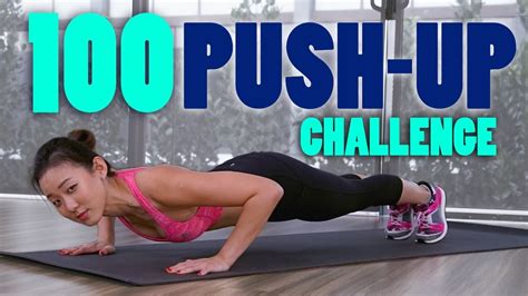 100 Push Up Challenge Toned Chest And Arms Joanna Soh Youtube