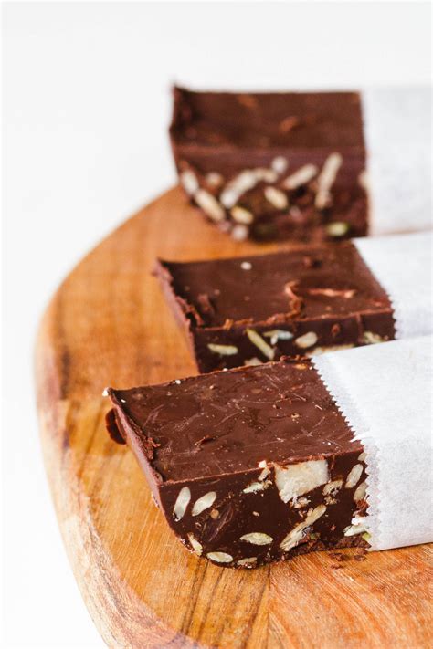 Easy Vegan Dark Chocolate Nut Bars Refresh My Health