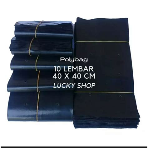 Jual Plastik Polybag Ukuran X Cm Gram Lembar Shopee