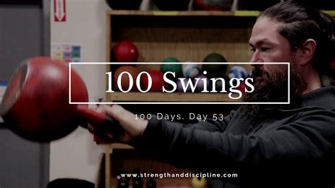 Day 53 100 Kettlebell Swings A Day For 100 Days Youtube