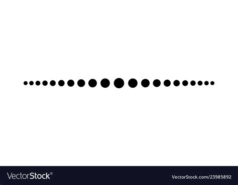 Dot line simple page footer design Royalty Free Vector Image