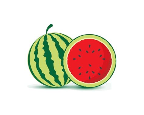 Premium Vector Watermelon Vector Icon Illustration Design