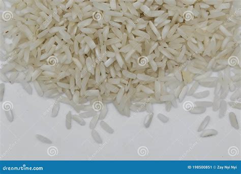 White Basmati Rice Grain Made In Myanmar Asia Rice Is The Seed Of The Grass Species Oryza