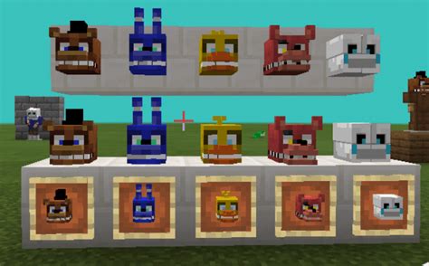 Fnaf Heads Minecraft Resource Pack