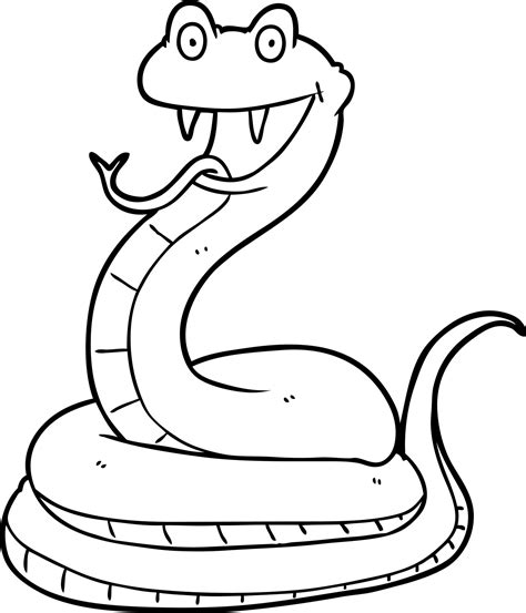 cartoon happy snake 12480064 Vector Art at Vecteezy